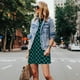 thumbnail image 4 of Fotbe Black And Teal Checkerboard Vestido de Verano sin Mangas para Mujer – Vestido Midi Línea A, Estilo Camiseta Floral, Vestido Playero Casual y Fluido, 4 of 7