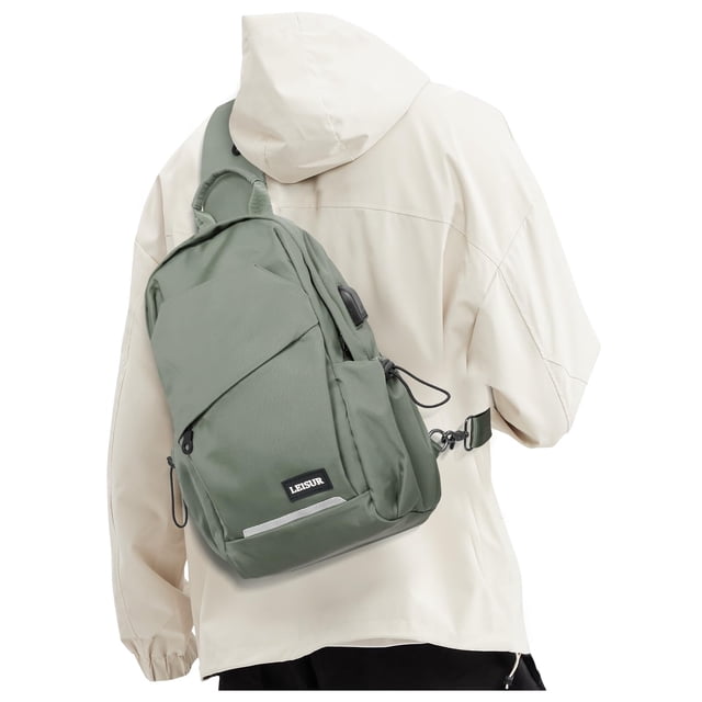 Bandolera SEAFEW Green de nailon impermeable para hombre de 0,35 kg