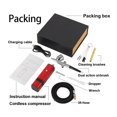 thumbnail image 5 of Portable Airbrush Kit 30PSI Compressor with Type Spray Gun for Art Model Body Paint Artist Makeup Nail Tattoos Cake Tool ,Easy to Use, 5 of 5