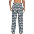 thumbnail image 3 of Xecao Tropical Sloth Men's Straight Lounge Pajama Pants: The Ultimate in Comfortable Sleepwear, 3 of 9