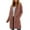A Orange, variant on HAPIMO Women's Long Trench Coat Casual Comfy Jacket Long Sleeve Lapel Loose Jacket Solid Double Breasted Jacket Coat Fall Winter Stylish Overcoat Blue L