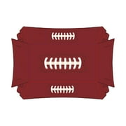 Piwvid Football Party Decorations, 12 PCS Football Party Disposable Bowls, Disposable Football Dinner Plates Football Dessert Plates Napkins Cups Tablecloth Banner for Football Day Party Decor