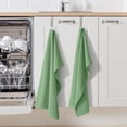 thumbnail image 5 of Simmore Cotton Kitchen Towels 18"x 28", Ultra Soft Absorbent Dish Towels Set for Kitchen, 8 Pack, Grass Green, 5 of 10