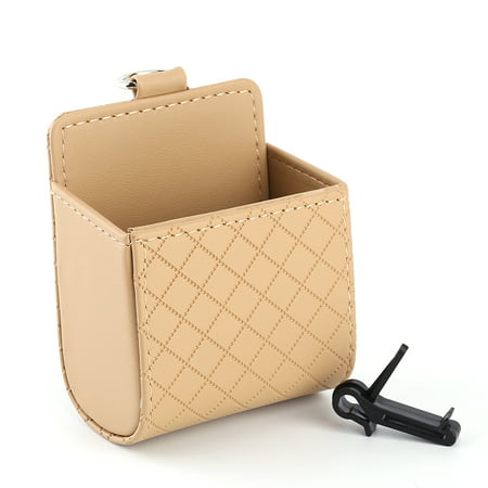 HERCHR Car Storage Box, Car Universal Storage Pouch Bag Phone Mod Sun Glass Box Holder Pocket Organizer,