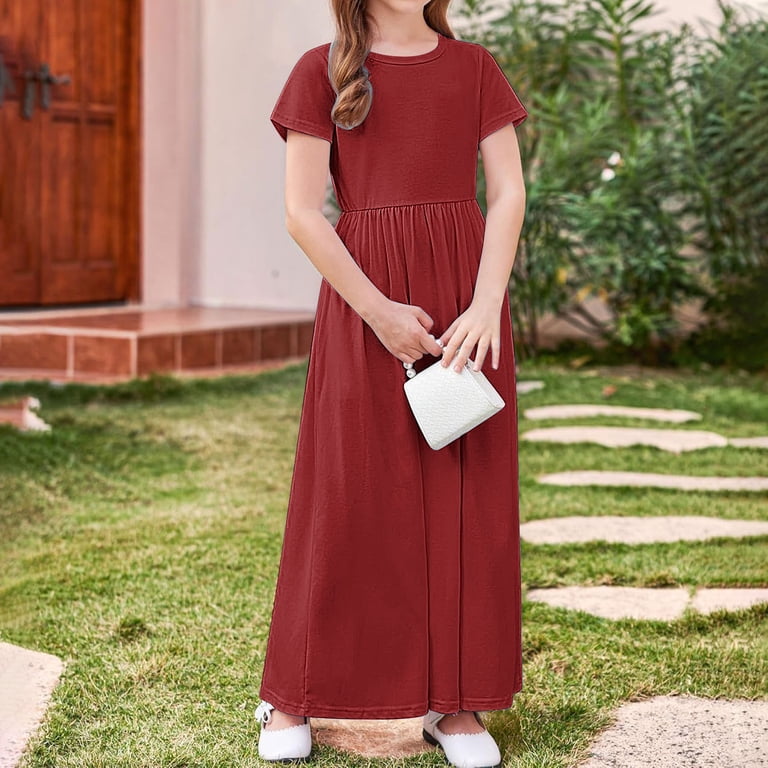 white christmas dresses Elderflower Front Pocket Maxi Dress Gingham Red L main image 1