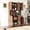 Walnut, variant on 70.87" Tall Bedroom Cabinet / 6 Doors, Drawer & Shelf / Melamine MDF