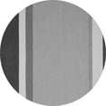 thumbnail image 1 of Ahgly Company Indoor Round Abstract Gray Contemporary Area Rugs, 3' Round, 1 of 1