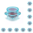 thumbnail image 1 of Bewildely Pintura pegamento arcilla herramientas de perforación de plástico diseño llamativo ligero DIY manualidades bordado accesorios para azul botellas de color 5 piezas 10piezas Bewildely CBP392637, 1 of 4