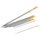thumbnail image 2 of Agujas de Tejer Perfecl Grande 12 Piezas Acero al Carbono Dorado Plateado, 2 of 8