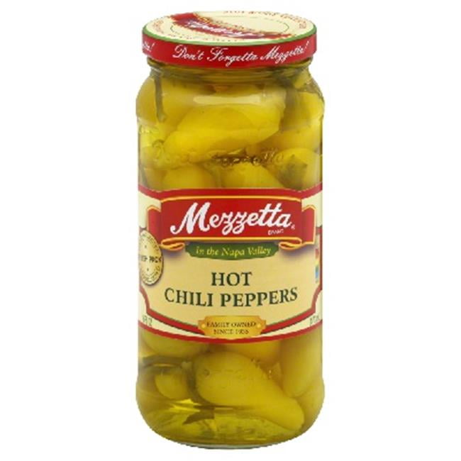Mezzetta Hot Chili Peppers, 16 fl oz
