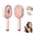 Pink, variant on 3-in-1 Electric Air Cushion Mist Massage Brush, Retractable Styling Tool to Relieve Tangles, Ideal for Dry & Frizzy Strands (Pink)