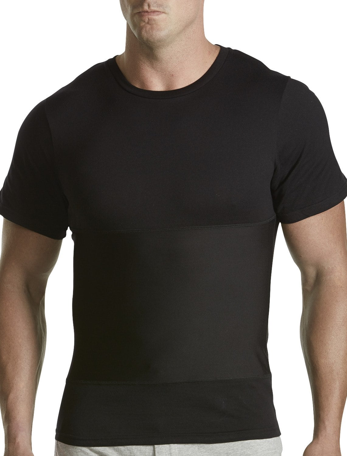 Reebok Big and Tall Bay Play Dry Tech T-Shirt 4XL, Black 