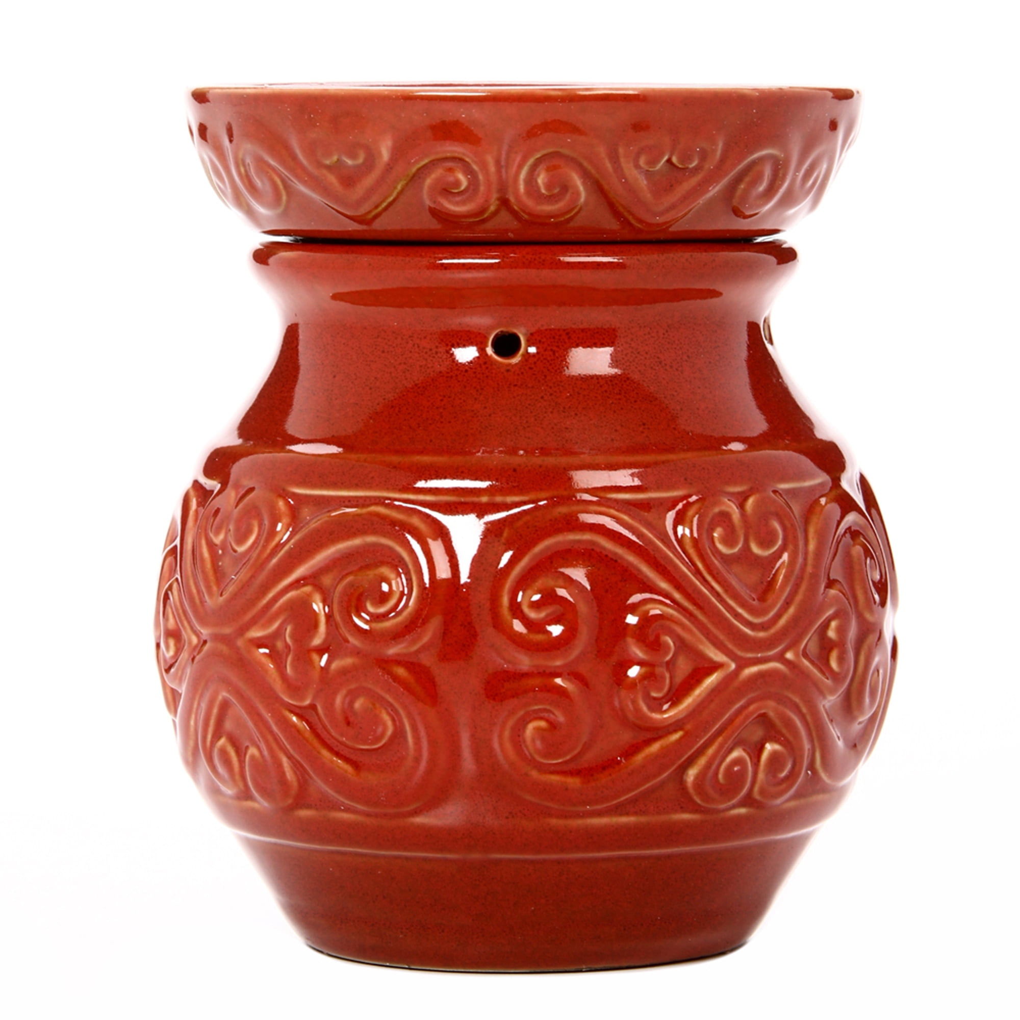 Hosley's 6 inch High, Red Electric Ceramic Fragrance Warmer Walmart
