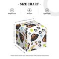 thumbnail image 4 of KLL Rottweiler Print Tissue Box Cover,Leather Tissue Holder Square Facial Tissue Case Facial Paper Organizer Dispenser for Bathroom, Vanity Countertop, 4 of 7