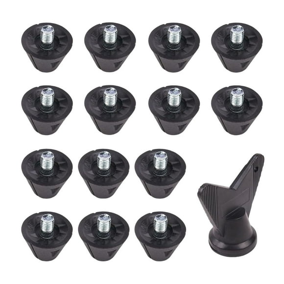 14 Piezas de Clavos para Botas de Fútbol Zulema M5 13 mm