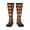 3 Black, variant on Womens Turkey For Thanksgiving Knee High Socks Comfy Thermal Boot Long Socks