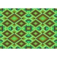 thumbnail image 1 of Ahgly Company Machine Washable Indoor Rectangle Transitional Neon Green Area Rugs, 2' x 3', 1 of 7