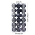 thumbnail image 4 of NuoCaiYun 1.18-Inch 36Pcs Christmas Balls, Xmas Tree Bauble Hanging Home Party Ornament Decor, 4 of 4