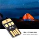 thumbnail image 3 of Billuyoard Mini lámpara LED USB de 5 piezas, luz nocturna regulable de 5V, bajo consumo de energía, Banco de energía, PC, escritorio, luz nocturna, Iluminación novedosa Negro Billuyoard HA025593-02, 3 of 6