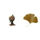 thumbnail image 1 of Reloj de mesa con figura de globo terráqueo de ginkgo moderno, escultura artística para oficina, sala de estar, dormitorio, estante, armario, chimenea, 1 of 8