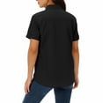 thumbnail image 3 of Posijego Womens Sun Protection Shirts Casual Button down Shirt Collared Short Sleeve Shirt Outdoor Hiking Fishing Shirts, 3 of 9