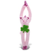 DolliBu Soft Long-Arms - Unicorn Stuffed Animal with Green Plush Shamrock, Cute Green Shamrock Plush, St Patricks Day Stuffed Animal Unicorn, Good Luck St Patricks Day Toys for Kids, Baby - 21 Inches
