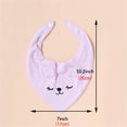 thumbnail image 2 of Unisex Soft Baby Bandana Bibs Print Design With Double Snap Closure Reusable Absorbent Teething Drooling Feeding Bib Comfortable For Newborns Infants Yellow, 2 of 2