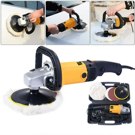 Zimtown 1200W Car Cleaning Electric 6 Variable Speed Car Polisher Buffer