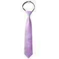 thumbnail image 1 of Spring Notion Cravate à Fermeture Éclair en Satin pour Garçons Lilas Petite, 1 of 4