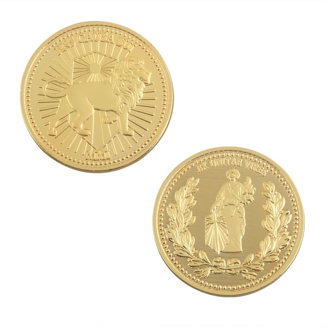 Moneda conmemorativa de Johns Wickes Anime, 2 unidades/lote, 23 g, 3,9 cm