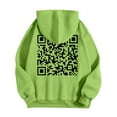 thumbnail image 4 of XINXIAOO Hoodies Sweatshirt for Women Long Sleeve Women's Hoodies Pullover Unisex Hoodie Green Sweatshirt Fall Fashion for Women Streetwear Clothes, 4 of 6