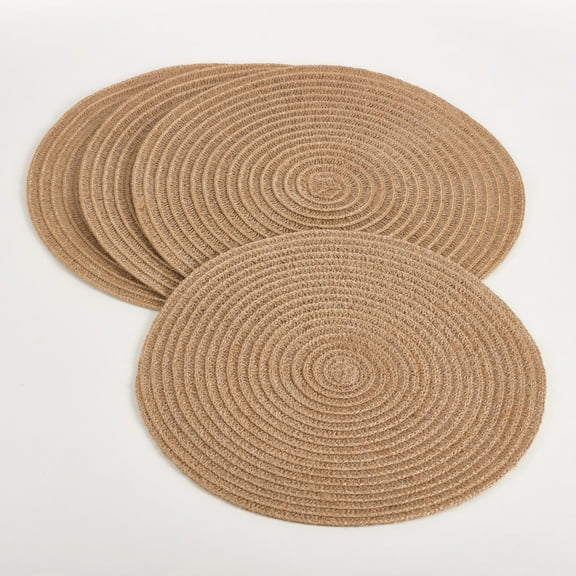 Saro Lifestyle Natural Design Jute Placemat (Set of 4)