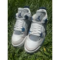 thumbnail image 2 of Ni - ke CLEAN Air Jordan 4 Retro size 4 Youth 2024 Military Blue GS (HF4281-141), 2 of 5