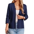 thumbnail image 1 of Chaqueta de punto GRACE KARIN para mujer, frente abierto, manga 3/4, 1 of 6