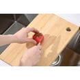 thumbnail image 5 of 36 Inch Drop In & Undermount Kitchen Sink, Single Bowl Stainless Steel Kitchen Sink, Deep Basin Rust Resistant Farmhouse Sink with Noise Canceling Technology Brushed Silver, 5 of 9