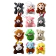 thumbnail image 1 of GOOHOCHY Adorno colgante de animal de peluche pequeño, 12 Uds., juguetes de peluche, llavero colgante de animales (estilo mixto), 1 of 8