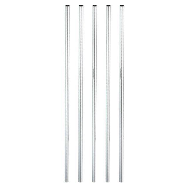 Unique Bargains Écrou d'Accouplement Rond M4x0,7 Mm 210mm Fileté Connecteur Tige Tige Tube 5 Pack