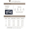 thumbnail image 5 of Langwyqu Women's Oversized Batwing Long Sleeve Sweatshirts Pullover Tops, 5 of 5