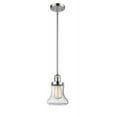 thumbnail image 4 of Innovations Lighting 201S Bellmont Bellmont 7" Wide Mini Pendant - Nickel, 4 of 7