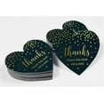 thumbnail image 4 of Inkdotpot Real Gold Foil Thanks From The New Wedding Tags Favor Hang Paper Tags 100 Pieces, 4 of 6