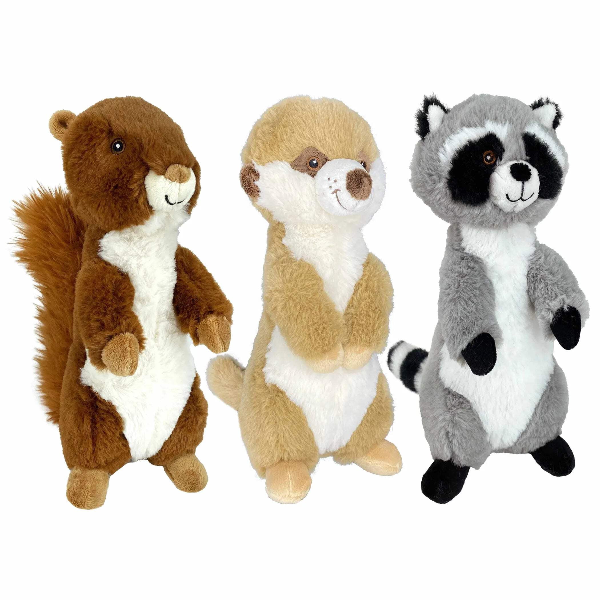 Multipet International 104891 9.5 in. Assorted Animal Eco Prairie Plush Dog Toy