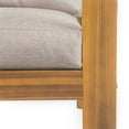 thumbnail image 5 of Christopher Knight Home Transitional Outdoor Lounge Chair with Cushions, Solid Wood, Light Gray+Teak, Set of 2, 5 of 8