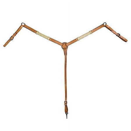 UPC: 0840151643462 | Tabelo Breast Collar w/Rawhide Trim Light Oil