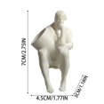 thumbnail image 3 of 3D impreso pensador personaje exprimidor de pasta de dientes y Quirky tapa de pasta de dientes Gadget para Bromas, 3 of 7