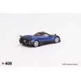 thumbnail image 2 of Mini GT 1:64 Pagani Zonda F Blu Argentina MGT00408-CH LHD Mini Cochezhangyuxiang, 2 of 3