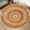 2, variant on Natural Jute Woven Round Soft Area Rug Washable Non-Slip Indoor Floor Mat for Rustic Boho Bedroom Living Room Home Decor
