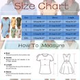 thumbnail image 3 of Womens Summer Casual Dresses Solid Color V Neck Short Sleeve Button Down Comfortable Mini Shirt Dress Holiday Wear, 3 of 6