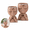 Coffee, variant on ZOUBAOQ Set of 2 Face Planter Pots with Heart Hands, Unique Resin Head Plant Pots with Drainage Hole for Small Plants, Indoor Garden Decor, Home Balcony Decoration Gift