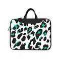 thumbnail image 2 of YFYANG 14 inch Universal Laptop Bag Oxford Cloth Laptop Sleeve, Multi-functional Green Vintage Abstract Leopard Texture Notebook Computer Messenger Bag Handbag, 2 of 8