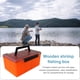 thumbnail image 2 of Caja de almacenamiento de cebo para señuelos orificios de drenaje integrados gran capacidad para amantes de la pesca, 2 of 7